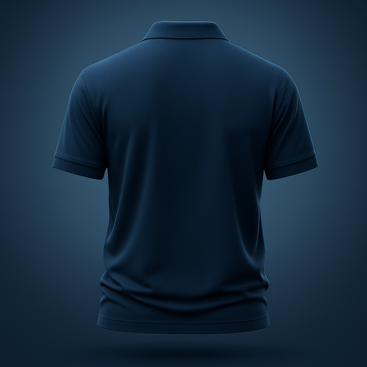 Solid: Navy Blue Polo